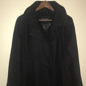 Nine West Black Peacoat